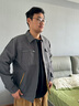耐帝春秋防靜電工作服男裝套裝行政夾克外套高端電工工程服企業(yè)定制女 【套裝】-深灰（企業(yè)優(yōu)選） 3XL (185) 【建議170-190斤】 曬單實(shí)拍圖