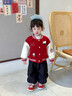 女童外套加絨2025新款洋氣兒童衣服1-3秋冬小女孩加厚棒球服3-6歲 棒球服紅色 110 cm 曬單實(shí)拍圖