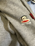大嘴猴（paul frank）童裝兒童長(zhǎng)褲2025春秋款舒適休閑男女童運(yùn)動(dòng)褲 00AF淺灰 150 曬單實(shí)拍圖