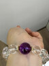 9a級天然紫水晶散珠DIY手鏈配件飾品 9a級真水晶比別家更干凈16mm 曬單實(shí)拍圖