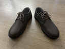 Jeep吉普男鞋秋冬休閑皮鞋男新品軟底真牛皮英倫商務(wù)正裝鞋潮流休閑鞋 黑色【標準皮鞋碼】 41 曬單實(shí)拍圖