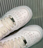 耐克NIKE板鞋女空軍一號AF1 AIR FORCE 1運動(dòng)鞋DD8959-100白37.5 曬單實(shí)拍圖