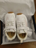 百麗童鞋女童運動(dòng)鞋2025秋季新款百搭板鞋兒童寶寶學(xué)步鞋休閑鞋米色27 曬單實(shí)拍圖