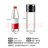 領(lǐng)臣（LINGCHEN）茶杯男士泡茶專用茶水分離速開杯車載一鍵開蓋高硼硅玻璃杯耐高溫 曬單實(shí)拍圖