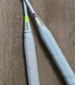 川崎（KAWASAKI）羽毛球拍超輕碳素中桿對拍KD-1pro藍紫（已穿線(xiàn)+6球+手膠+拍包） 曬單實(shí)拍圖