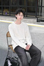 森馬（Semir）長(cháng)袖T恤男華夫格純色百搭打底衫冬季2025上衣亨利領(lǐng)109725101101 曬單實(shí)拍圖