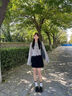 斤慕黑色毛呢半身裙女春秋夏新款高腰顯瘦a字短裙小個(gè)子包臀裙子 毛呢半身裙【L】黑色 曬單實(shí)拍圖