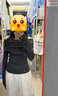UR2025秋季新款女裝氣質(zhì)簡約一字領(lǐng)修身短款針織衫UWM950089 冷灰 S 曬單實(shí)拍圖