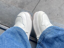 卡帕（Kappa）官方透氣小白鞋女鞋子女學(xué)生秋季百搭厚底增高運動(dòng)板鞋 經(jīng)典白 37 曬單實(shí)拍圖