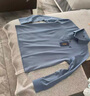 LAUREN RALPH LAUREN拉夫勞倫polo衫衣服男裝棉小馬標(biāo)刺繡體恤男商務(wù)休閑翻領(lǐng)上衣男 寶藍(lán)色紅標(biāo) L 建議140-160斤 曬單實拍圖