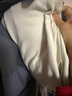 lululemon丨Fleece Varsity 女士拉絨高腰半身裙 LW8AN5S 骨白 L 曬單實(shí)拍圖