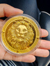 厚德金 黃金投資金條足金9999獅業(yè)有成系列威嚴雄獅收藏送禮 威嚴雄獅【10g送嘎烏盒】 100g 曬單實(shí)拍圖