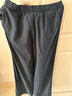 優(yōu)衣庫女裝法蘭絨舒適長(cháng)褲/全棉柔軟寬松直筒休閑褲 新款478849 09 黑色 L 曬單實(shí)拍圖
