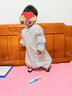 貝肽斯嬰兒睡袋暖姜恒溫兒童分腿睡袋嬰幼兒防踢被睡衣秋冬中厚 弗里德L 曬單實(shí)拍圖