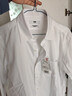 優(yōu)衣庫【狂歡價】男裝高性能修身防皺襯衫/長袖襯衣477998 475906 477998/00白色 L 曬單實拍圖