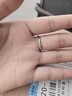 珍尚銀中國黃金授權情侶對戒銀戒指生日結婚紀念日禮物送女朋友老婆S925 曬單實(shí)拍圖
