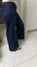 Levi's李維斯25年秋冬新款女士美式休閑318寬松塑形闊腿牛仔褲 復古深藍 26 (30) 曬單實(shí)拍圖