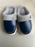 京悠雨德國LANOOLN 兒童棉拖鞋親子男女寶寶pu防水室內居家保暖軟底防滑 350藍色 36 -37碼內長(cháng)22.5cm 曬單實(shí)拍圖