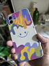 孜泰 適用蘋(píng)果11手機殼液態(tài)硅膠iphone11保護套彩繪個(gè)性創(chuàng  )意防摔軟殼【笑臉】 6.1英寸 白色 曬單實(shí)拍圖