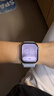 Apple/蘋(píng)果 Watch Series 10 智能手表GPS款42毫米銀色鋁金屬表殼青云色回環(huán)式運(yùn)動(dòng)表帶MX1L3CH/B 曬單實(shí)拍圖
