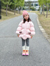 kids.ing可迪星女寶寶雪地靴2025冬季新款男童小童兒童防滑棉鞋靴 豹紋粉 32 適合腳長(cháng)18.8-19.3cm 曬單實(shí)拍圖