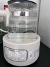 摩飛電器（Morphyrichards）恒溫水壺全玻璃養生壺家用燒水壺多段控溫電熱水壺極速風(fēng)冷沖奶泡奶機MR5602 1.2L 椰奶白 曬單實(shí)拍圖