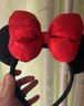 迪士尼（Disney）毛絨玩具正版發(fā)飾卡通女孩扮裝飾品米奇老鼠生日禮物 米妮發(fā)箍 曬單實(shí)拍圖