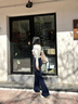 棠暖微喇叭褲女春秋季2025新款高個子加長版運動衛(wèi)褲顯瘦女士休閑褲子 藏青小個子款 S 80-95斤 曬單實拍圖