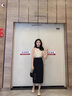 Khwfjas國際一線品牌開叉半身裙女中長款2025秋季新款高腰顯瘦黑色包臀裙 黑色 2XL （130-145斤） 曬單實拍圖