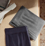 海瀾之家（HLA）秋褲男士100%純棉秋冬季薄款保暖打底內衣線(xiàn)褲保暖褲秋衣秋褲單條 【100%純棉】藏青色+深麻灰 3XL 185/110(建議170-190斤) 曬單實(shí)拍圖