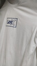 Lee25新品經(jīng)典日常字母Logo印花摩登中性男女同款短袖T恤休閑潮流 白色2 L 曬單實(shí)拍圖