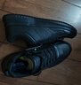斯凱奇（Skechers）男款商務(wù)休閑鞋黑色皮鞋辦公通勤鞋 全黑色/BBK 43 曬單實(shí)拍圖