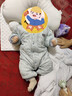 婧麒（JOYNCLEON）嬰兒秋冬夾棉保暖棉衣新生兒哈衣純棉連體衣寶寶加厚 Jlt200710 曬單實(shí)拍圖