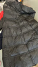 雪中飛狐貍毛領(lǐng)連帽長(cháng)款羽絨服女25新款加厚收腰顯瘦90絨外套冬季黑色L 曬單實(shí)拍圖