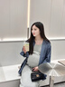 愛莉安娜孕婦裝秋季套裝連衣裙2025新款休閑條紋襯衫時(shí)尚背心裙兩件套 淺灰色背心裙 L 曬單實(shí)拍圖