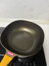 邁巴勒【抖音同款】鈦極巖鑄不粘炒鍋煎炒多用途炒菜鍋家用炒鍋耐磨32cm 曬單實(shí)拍圖
