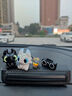 繁夏汽車(chē)挪車(chē)電話(huà)牌可愛(ài)公仔車(chē)載中控臺玩偶電動(dòng)車(chē)裝飾汽車(chē)內飾擺件女 曬單實(shí)拍圖
