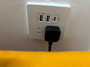 國際電工20W快充USB插座86型開(kāi)關(guān)面板墻壁電源手機充電Type-c家用五孔插座 五孔2.1A快充USB+Type-C【白色】 曬單實(shí)拍圖