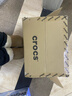 卡駱馳（CROCS）白鹿同款經(jīng)典雪絨仿麂皮洞洞鞋保暖男女同款棉鞋|212106 仿舊棕-2EY 37 /38(230mm) 曬單實(shí)拍圖