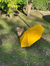 印象城便攜迷你遮陽(yáng)傘黑膠防曬防紫外線(xiàn)太陽(yáng)傘小巧膠囊傘晴雨傘 檸檬黃 曬單實(shí)拍圖