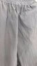 稻草人高端純色亞麻男士過(guò)膝七分褲夏天透氣棉麻布料中褲苧麻馬褲短褲子 灰綠色 2XL 130-145斤 曬單實(shí)拍圖