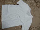 優(yōu)衣庫女裝SUPIMA COTTON圓領(lǐng)T恤短袖打底內搭474408 00 白色 M /160/84A 曬單實(shí)拍圖