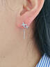BJYLS999足銀雪花流蘇耳線(xiàn)養耳洞純銀耳環(huán)耳釘女輕奢高級小眾耳飾禮物 【999足銀】星芒耳線(xiàn)一對 曬單實(shí)拍圖