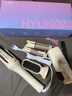 HYUNDAI全自動(dòng)卷發(fā)棒神器負離子直發(fā)梳32mm蛋卷大波浪宿舍持久定型不傷發(fā)生日七夕情人節禮物送女友三合一 典雅金【蛋卷頭+直發(fā)梳+28/32/40mm】 曬單實(shí)拍圖