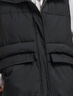 森馬（Semir）棉馬甲女冬季防潑水純色oversize立領(lǐng)面包服疊穿時(shí)尚百搭外套 黑色90001 M 曬單實(shí)拍圖