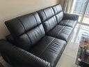 顧家家居（KUKA）門(mén)店同款電動(dòng)功能皮沙發(fā)鋼琴鍵貝多芬6236 黑3人位左電動(dòng)3.01m 曬單實(shí)拍圖