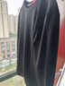 皮爾卡丹（pierre cardin）圓領(lǐng)衛衣男春秋冬季潮流休閑長(cháng)袖t恤高端打底衫男裝 黑色 XL 曬單實(shí)拍圖