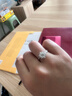 DR.KU莫桑鉆戒1克拉銀六芒星開(kāi)口刻字求婚結婚戒指送女友情人節禮物 1克拉六芒星鉆戒-開(kāi)口可調節大小 曬單實(shí)拍圖