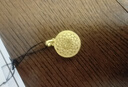金至尊（3DG Jewellery）許凱同款黃金吊墜八寶羅盤(pán)999足金掛墜不含項(xiàng)鏈生日禮物計(jì)價(jià) 小板-金重4.74克-多退少補(bǔ) 曬單實(shí)拍圖