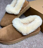 UGG秋季女士舒適茸茸毛鞋領(lǐng)厚底圓頭休閑懶人毛毛鞋 1166733 CHE | 栗色 36 鞋款偏小，建議拍大一碼 曬單實(shí)拍圖